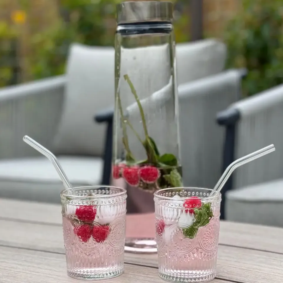 Krumble Waterglas vintage - 260 ml - Set van 6 New