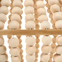 Leen Bakker KUMBUKKAN - Kroonluchter - Lichtbruin - Rubberhout Online