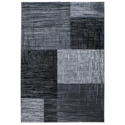 Muratap Laagpolig Vloerkleed Plus - Grijs Zwart - 240x340 cm - Tapijt Woonkamer Discount