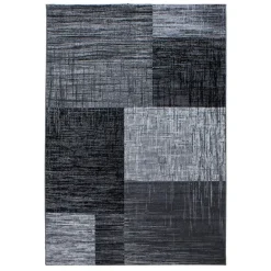 Muratap Laagpolig Vloerkleed Plus - Grijs Zwart - 240x340 cm - Tapijt Woonkamer Discount