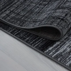 Muratap Laagpolig Vloerkleed Plus - Grijs Zwart - 240x340 cm - Tapijt Woonkamer Discount