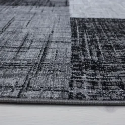 Muratap Laagpolig Vloerkleed Plus - Grijs Zwart - 240x340 cm - Tapijt Woonkamer Discount