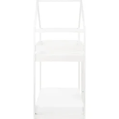 Beliani LABATUT - Stapelbed - Wit - 90 x 200 cm - Dennenhout Best