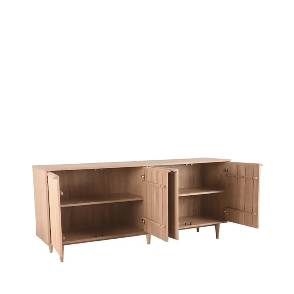 LABEL51 Dressoir Jule - Naturel - Eiken - 200 cm Sale