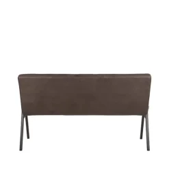 LABEL51 Eetkamerbank Matz - Antraciet - Microfiber - 145 cm Hot