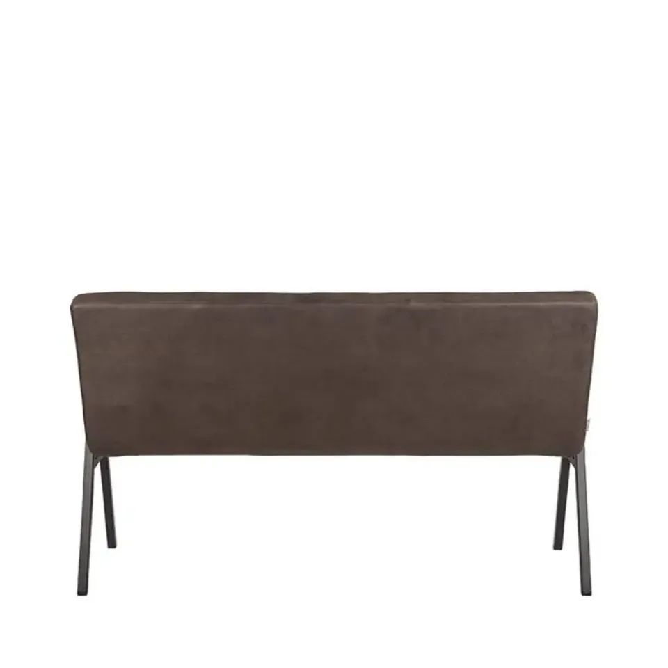 LABEL51 Eetkamerbank Matz - Antraciet - Microfiber - 145 cm Hot