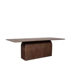 LABEL51 Eetkamertafel Owen - Espresso - Mangohout