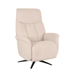 LABEL51 Fauteuil Oslo - Naturel - Boucle - Elektrisch - 87x79x112 cm Clearance