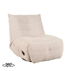 LABEL51 Fauteuil Take It Easy - Naturel - Boucle