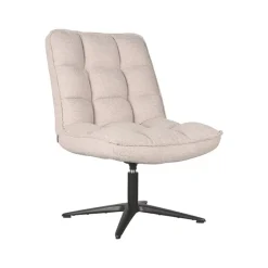 LABEL51 Fauteuil Vince Naturel Boucle Discount