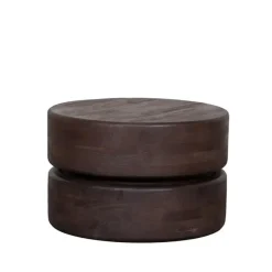 LABEL51 Salontafel Milly - Espresso - Mangohout - 50 cm Online