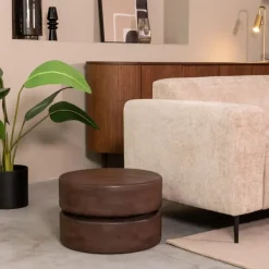 LABEL51 Salontafel Milly - Espresso - Mangohout - 50 cm Online