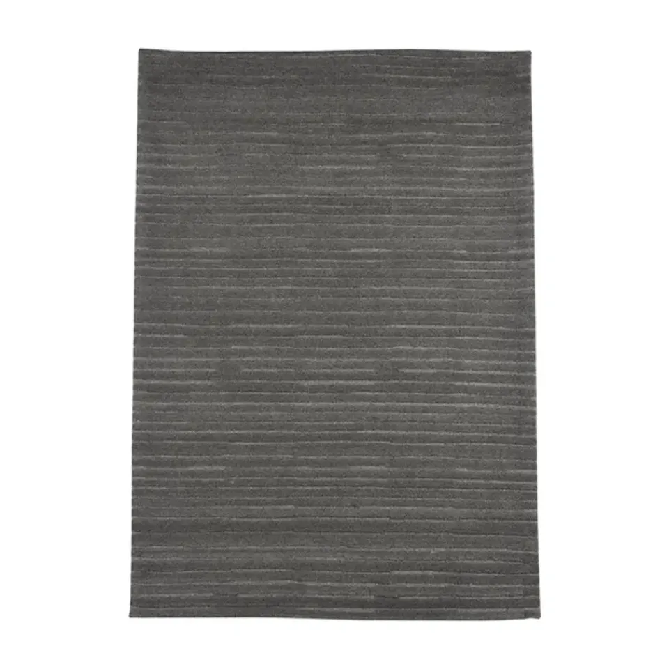 LABEL51 Vloerkleden Luxy - Antraciet - Wol - 200x300 cm New