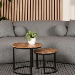 LABEL51 Vloerkleden Luxy - Antraciet - Wol - 200x300 cm New