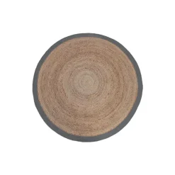 LABEL51 Vloerkleed Jute - Grijs - Jute - 90cm
