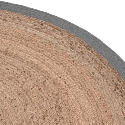 LABEL51 Vloerkleed Jute - Grijs - Jute - 90cm