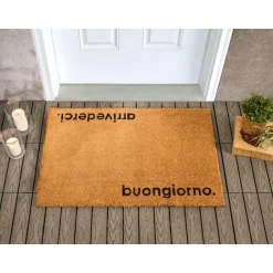 Leen Bakker LABO - Deurmat - Natuurlijk - 60 x 90 cm - Kokos Discount