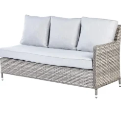 Beliani LACONA - Loungeset 9-zits - Grijs - Kunstrotan Online