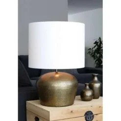 Light & Living Lampenkap cilinder LIVIGNO - 50-50-38cm - eiwit