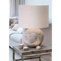 Light & Living Lampenkap cilinder LIVIGNO - 50-50-38cm - eiwit