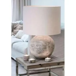 Light & Living Lampenkap cilinder LIVIGNO - 50-50-38cm - eiwit