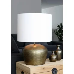 Light & Living Lampenkap cilinder LIVIGNO - 50-50-38cm - eiwit