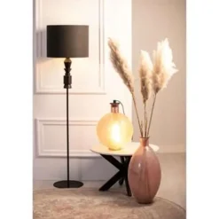 Light & Living Lampenkap cilinder LIVIGNO - 40-40-30cm - zwart New