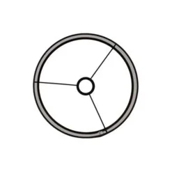 Light & Living Lampenkap cilinder LIVIGNO - 40-40-30cm - zwart New