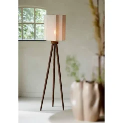 Light & Living Lampenkap Dasli - Bruin - Ø10cm Best