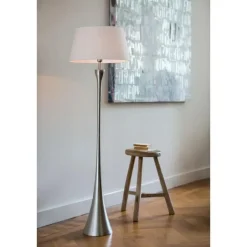 Light & Living Lampenkap drum POLYCOTTON - 45-35-25cm - wit Clearance