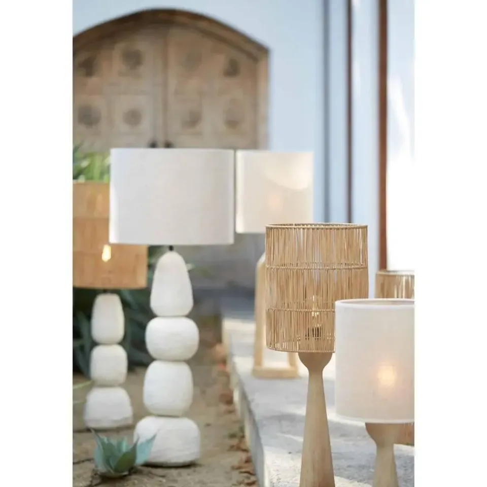 Light & Living Lampenkap Lanzano - Bruin - 25x25x30cm