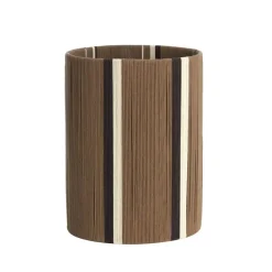 Light & Living Lampenkap Medan - Donkerbruin - Ø30cm Sale