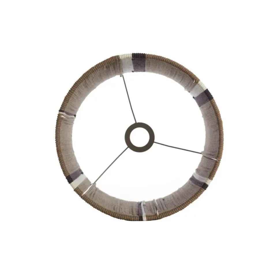 Light & Living Lampenkap Medan - Donkerbruin - Ø30cm Sale