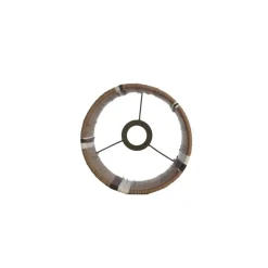 Light & Living Lampenkap Medan - Donkerbruin - Ø20cm New