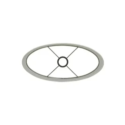 Light & Living Lampenkap Ovaal Breska - Parel Wit - 38 x 17,5 x 28 cm Online