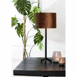 Light & Living Lampvoet Dennis - Zwart - 15.5x15.5x50cm Discount