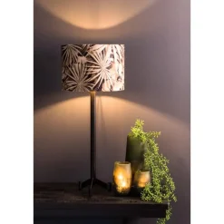 Light & Living Lampvoet Dennis - Zwart - 15.5x15.5x50cm Discount