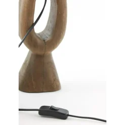 Light & Living Lampvoet Django - Hout - 11x9x45cm Discount