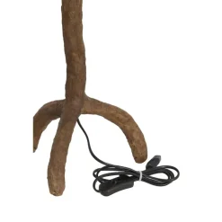 Light & Living Lampvoet Guja - Donkerbruin - 20x20x57cm Clearance