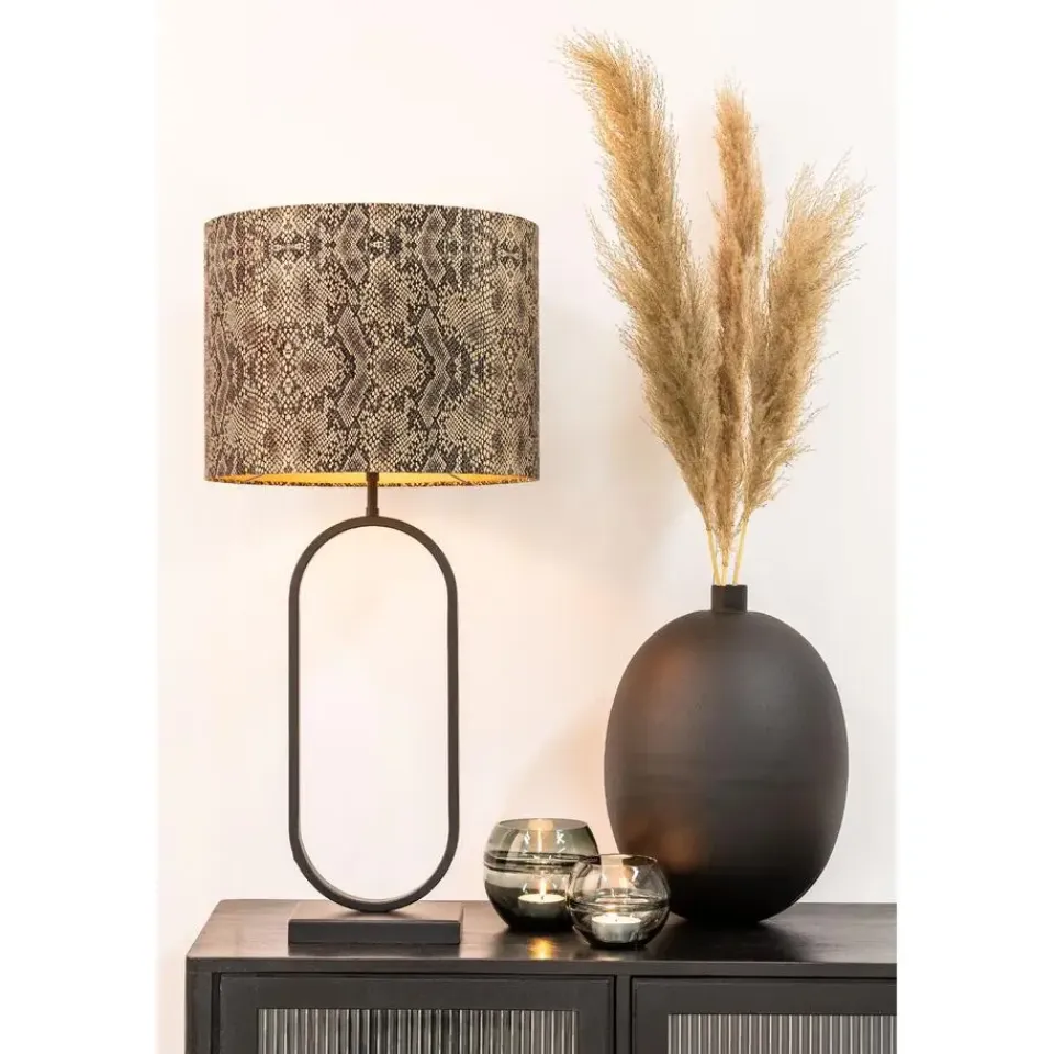 Light & Living Lampvoet Jamiri - Zwart - 20x13x55cm