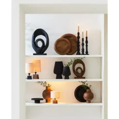 Light & Living Lampvoet Kardan - Hout - 16x10x21cm Clearance