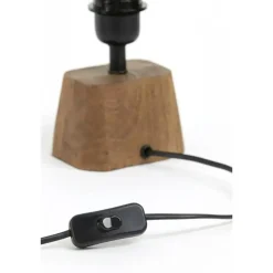 Light & Living Lampvoet Kardan - Hout - 16x10x21cm Clearance