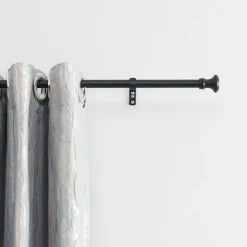 ACAZA Lange gordijnroede - uitschuifbare gordijn rail - stang van 250-360 cm - zwart Outlet