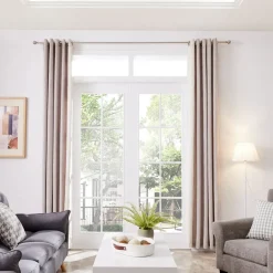 ACAZA Lange Gordijnroede - Uitschuifbare Gordijn Rail - Stang van 240-360 cm - Zilver Online