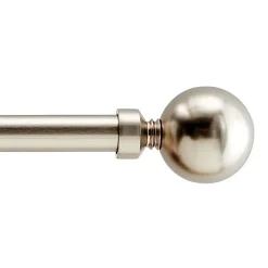 ACAZA Lange Gordijnroede - Uitschuifbare Gordijn Rail - Stang van 240-360 cm - Zilver Online