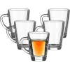 LAV Theeglazen/koffie glazen - transparant glas - 2x - 250 ml Hot
