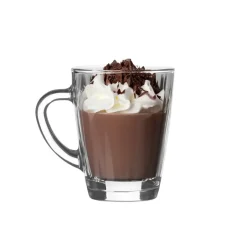 LAV Theeglazen/koffie glazen - transparant glas - 2x - 250 ml Hot