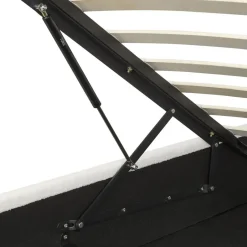 Beliani LAVAUR - Bed met opbergruimte - Off-white - 160 x 200 cm - Bouclé Best