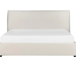 Beliani LAVAUR - Bed met opbergruimte - Off-white - 160 x 200 cm - Bouclé Best