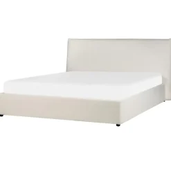 Beliani LAVAUR - Bed met opbergruimte - Off-white - 160 x 200 cm - Bouclé Best
